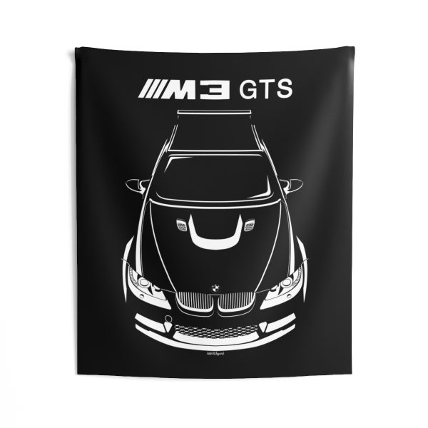 BMW M3 GTS Tapestry 50 x 60 inch by Auto Art Apparel