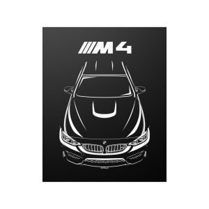 BMW M4 2014-2020 Poster 16 x 20 inch by Auto Art Apparel