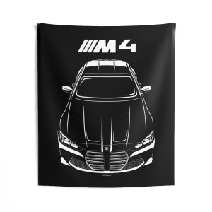 BMW M4 2021-2024 Tapestry 50 x 60 inch by Auto Art Apparel