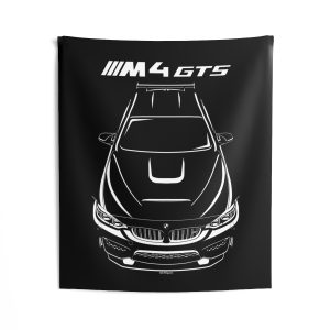 BMW M4 GTS Tapestry 50 x 60 inch by Auto Art Apparel