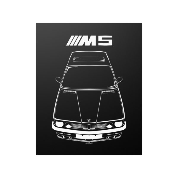 BMW M5 1984-1988 Poster 16 x 20 inch by Auto Art Apparel