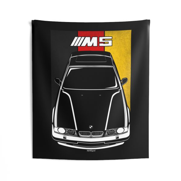 BMW M5 1989-1995 Tapestry - Germany Flag Wall Art 50 x 60 inch by Auto Art Apparel