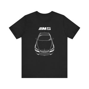 BMW M5 2004-2010 T-shirt Black by Auto Art Apparel