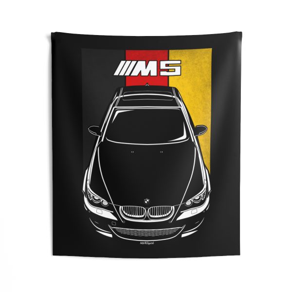 BMW M5 2004-2010 Tapestry - Germany Flag Wall Art 50 x 60 inch by Auto Art Apparel