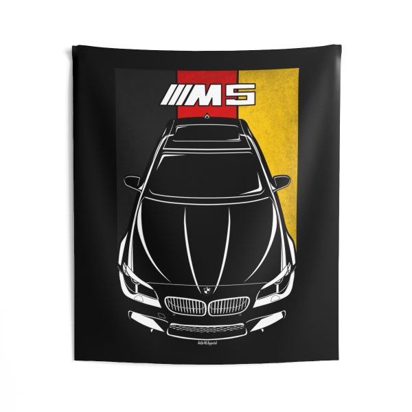 BMW M5 2012-2016 Tapestry - Germany Flag Wall Art 50 x 60 inch by Auto Art Apparel
