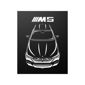 BMW M5 2018-2023 Poster 16 x 20 inch by Auto Art Apparel