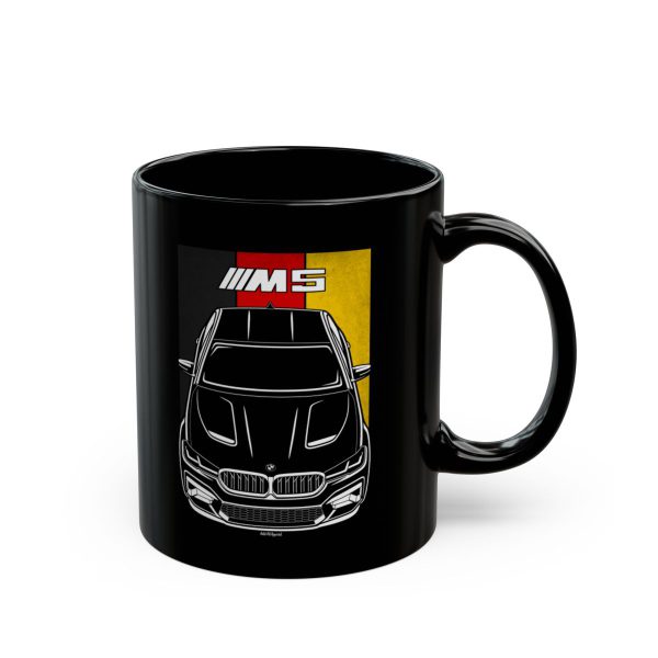 BMW M5 CS 2022-2023 Mug - Germany Flag Coffee Mug 11 oz by Auto Art Apparel