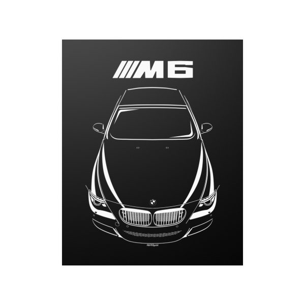 BMW M6 2005-2011 Poster 16 x 20 inch by Auto Art Apparel