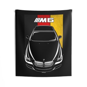 BMW M6 2005-2011 Tapestry - Germany Flag Wall Art 50 x 60 inch by Auto Art Apparel