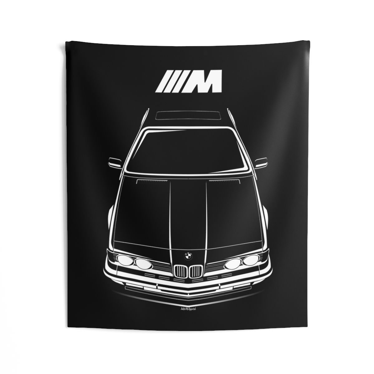 BMW M635 CSI Tapestry 50 x 60 inch by Auto Art Apparel