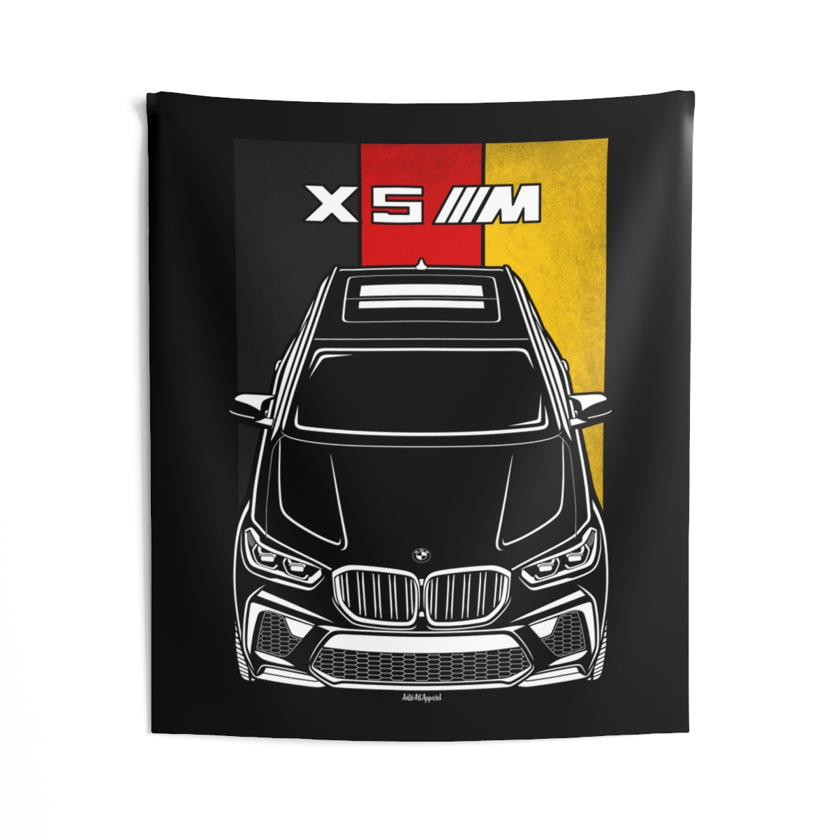BMW X5 M 2020-2023 Tapestry - Germany Flag Wall Art 50 x 60 inch by Auto Art Apparel