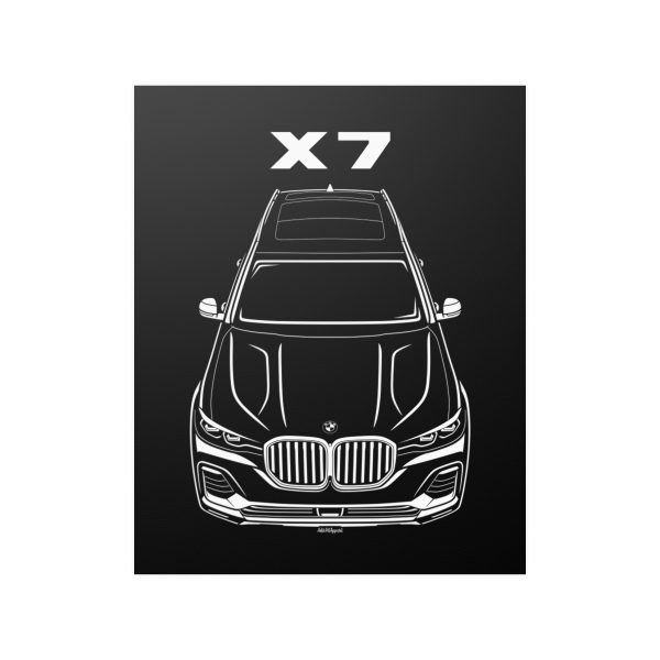 BMW X7 2019-2022 Poster 16 x 20 inch by Auto Art Apparel
