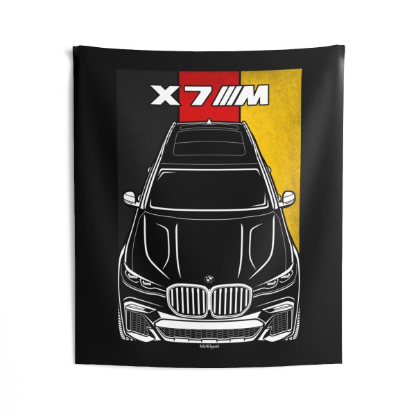 BMW X7 M 2019-2022 Tapestry - Germany Flag Wall Art 50 x 60 inch by Auto Art Apparel