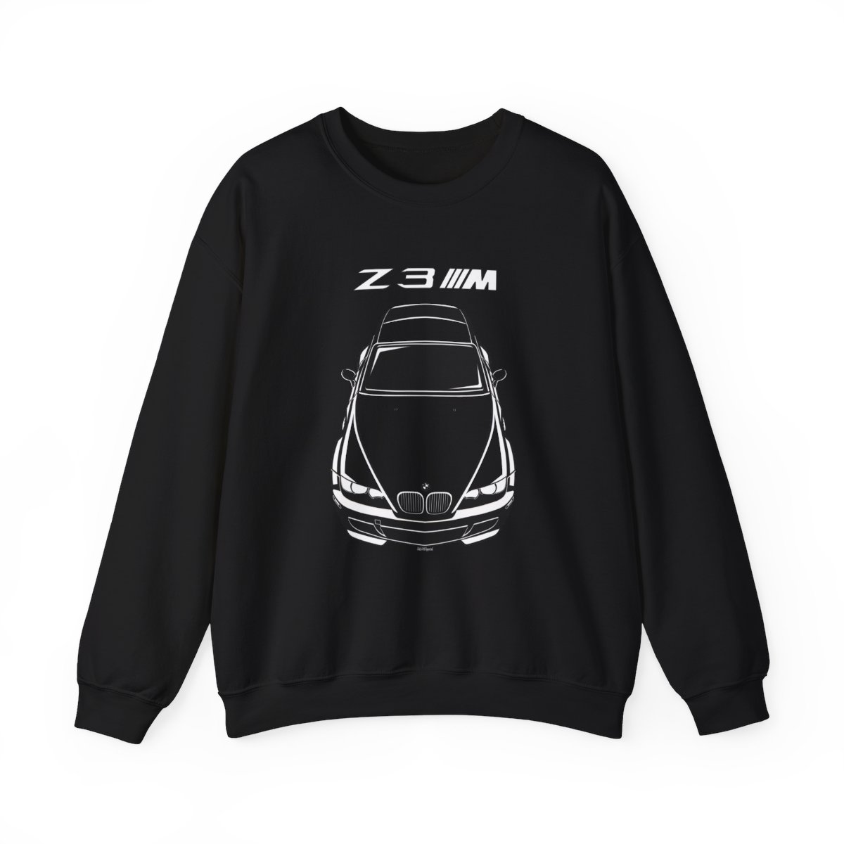 BMW Z3 M 1996-2002 Crewneck Sweatshirt Black by Auto Art Apparel