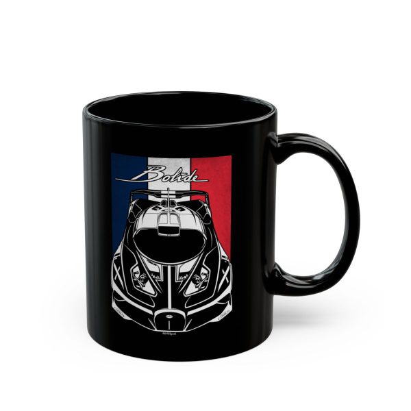 Bugatti Bolide Mug - France Flag Coffee Mug 11 oz by Auto Art Apparel