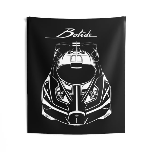 Bugatti Bolide Tapestry 50 x 60 inch by Auto Art Apparel