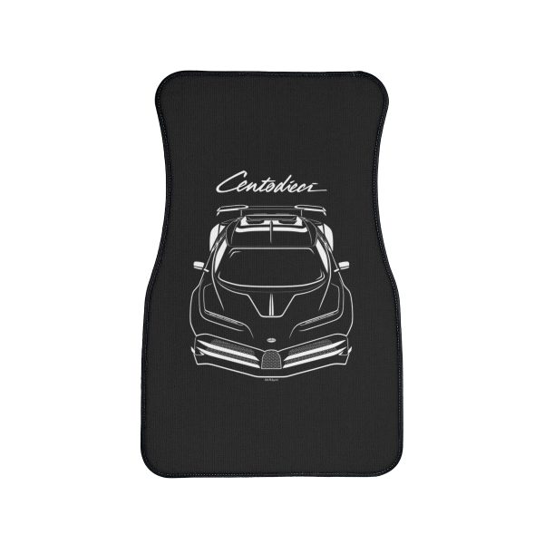 Bugatti Centodieci Car Mat Front Carpet Floor Mats by Auto Art Apparel
