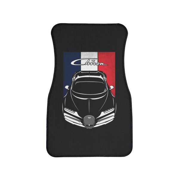 Bugatti Chiron Car Mat - France Flag Floor Mats Front Carpet Floor Mats by Auto Art Apparel