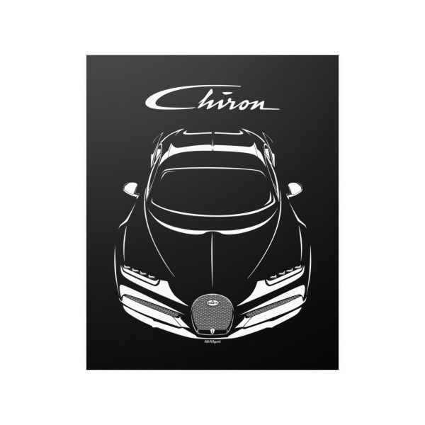 Bugatti Chiron Poster 16 x 20 inch by Auto Art Apparel