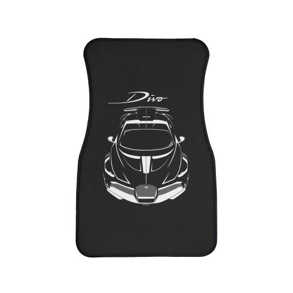 Bugatti Divo Car Mat Front Carpet Floor Mats by Auto Art Apparel