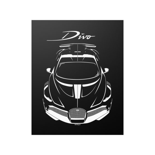 Bugatti Divo Poster 16 x 20 inch by Auto Art Apparel