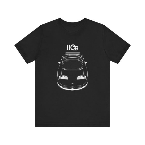 Bugatti EB110 T-shirt Black by Auto Art Apparel