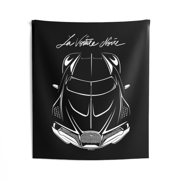 Bugatti La Voiture Noire Tapestry 50 x 60 inch by Auto Art Apparel