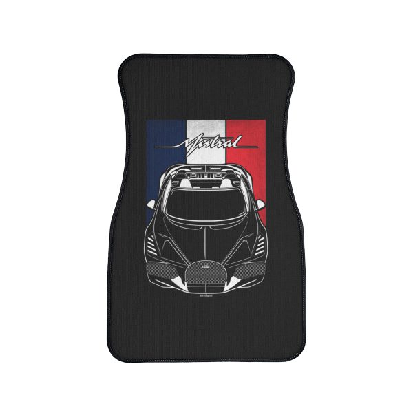 Bugatti Mistral Car Mat - France Flag Floor Mats Front Carpet Floor Mats by Auto Art Apparel