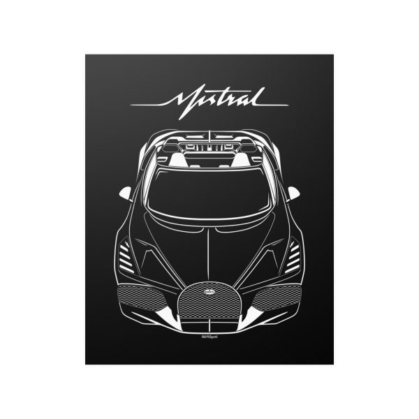 Bugatti Mistral Poster 16 x 20 inch by Auto Art Apparel