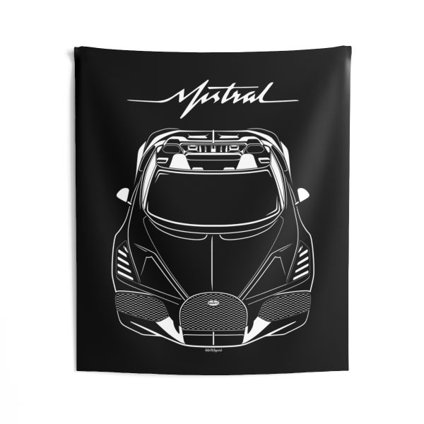 Bugatti Mistral Tapestry 50 x 60 inch by Auto Art Apparel