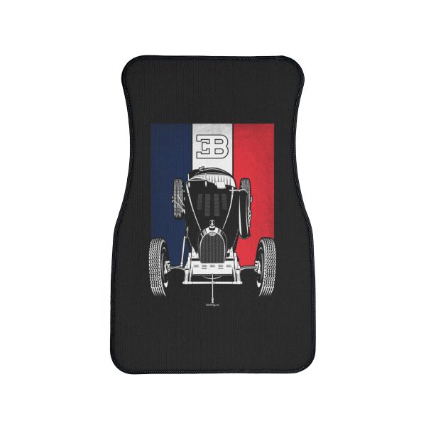 Bugatti Type 35 Car Mat - France Flag Floor Mats Front Carpet Floor Mats by Auto Art Apparel