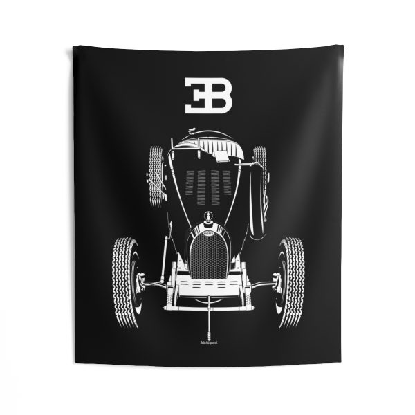 Bugatti Type 35 Tapestry 50 x 60 inch by Auto Art Apparel