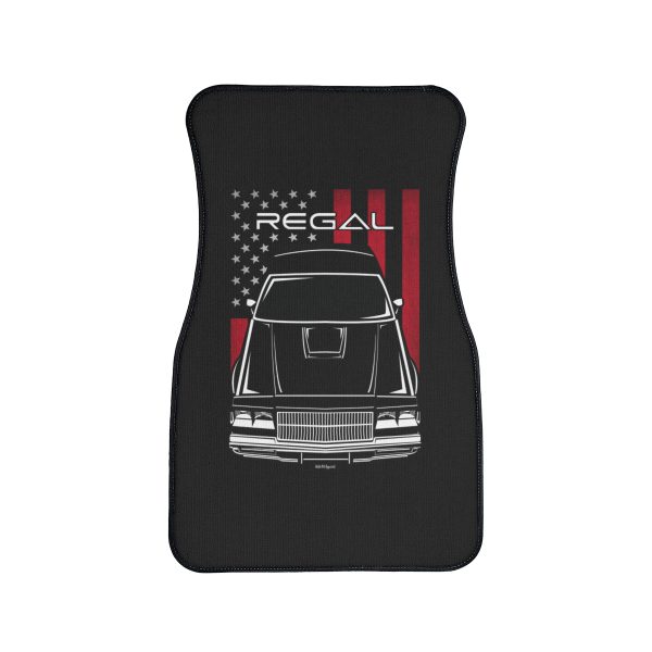 Buick Regal 1981-1987 Car Mat - US Flag Floor Mats Front Carpet Floor Mats by Auto Art Apparel