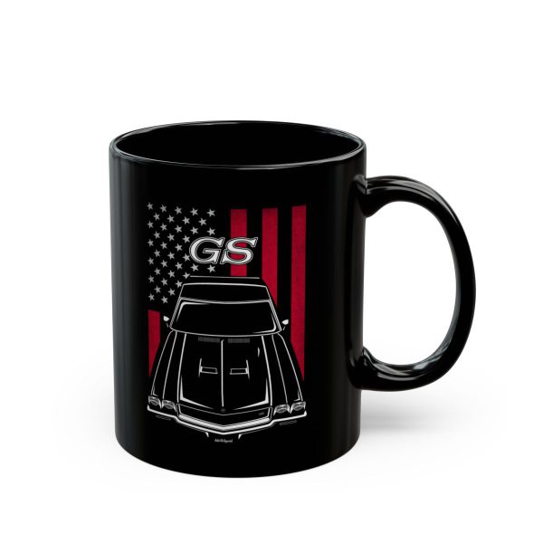 Buick Skylark GS 2nd gen Mug - US Flag Coffee Mug 11 oz by Auto Art Apparel