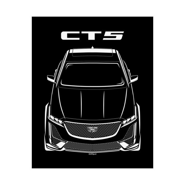 Cadillac CT5 2020-2024 Poster 16 x 20 inch by Auto Art Apparel