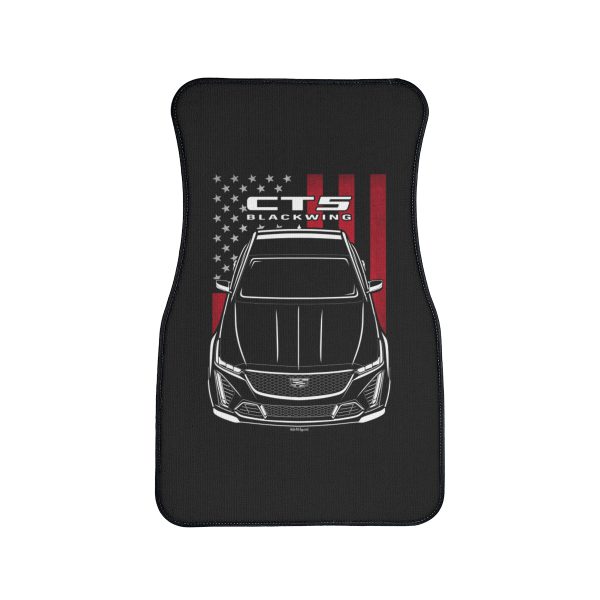 Cadillac CT5 V Blackwing Car Mat - US Flag Floor Mats Front Carpet Floor Mats by Auto Art Apparel