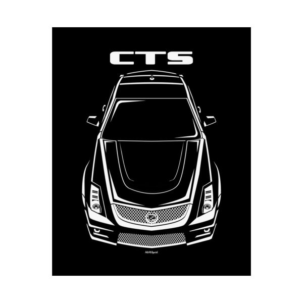Cadillac CTS V 2011-2015 Poster 16 x 20 inch by Auto Art Apparel