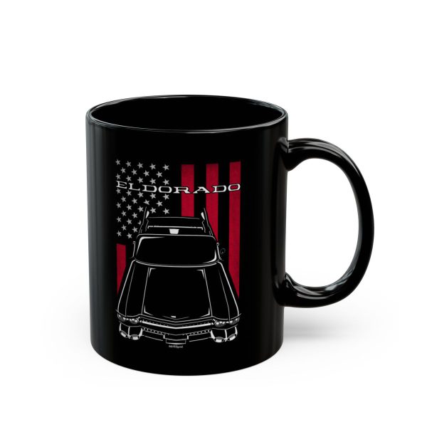Cadillac Eldorado Biarritz Convertible 1959 Mug - US Flag Coffee Mug 11 oz by Auto Art Apparel