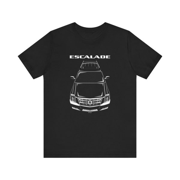 Cadillac Escalade 2007-2014 T-shirt Black by Auto Art Apparel