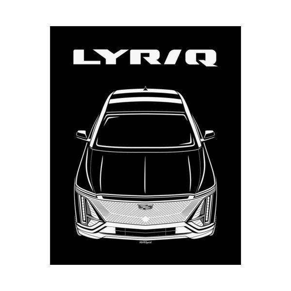 Cadillac Lyriq Poster 16 x 20 inch by Auto Art Apparel