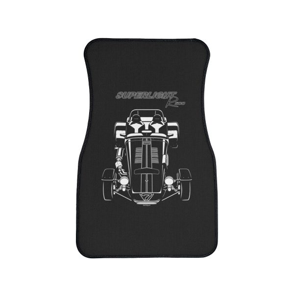 Caterham Superlight R500 Black Stripes Car Mat Front Carpet Floor Mats by Auto Art Apparel