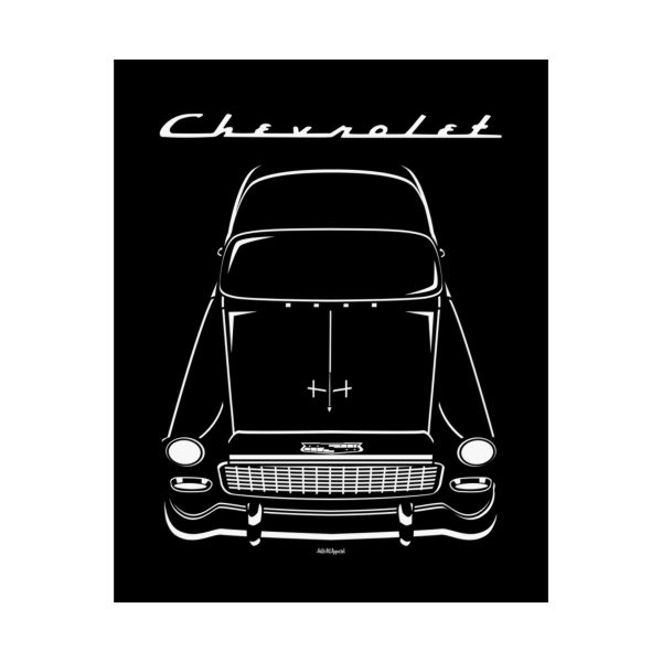 Chevrolet 150 Utility Sedan 1955 Poster 16 x 20 inch by Auto Art Apparel