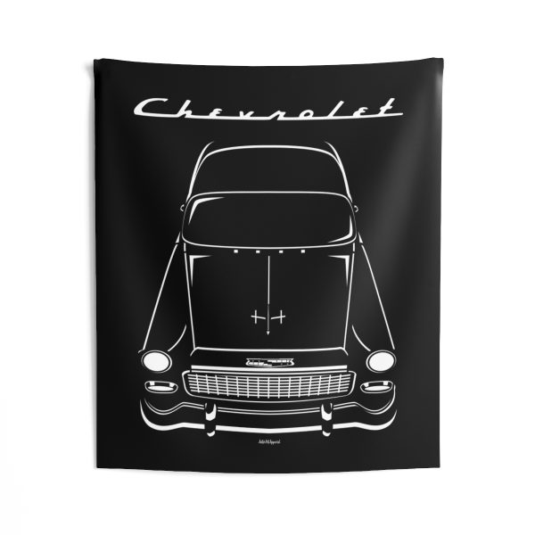 Chevrolet 150 Utility Sedan 1955 Tapestry 50 x 60 inch by Auto Art Apparel