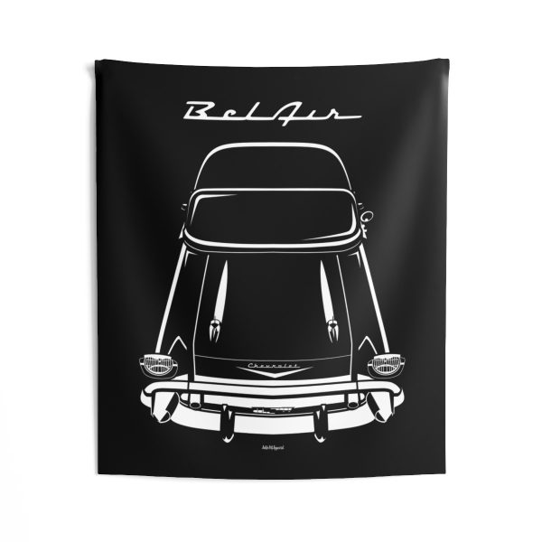 Chevrolet Bel Air 1957 Tapestry 50 x 60 inch by Auto Art Apparel