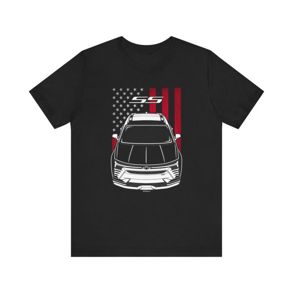 Chevrolet Blazer EV SS 2023-2024 T-shirt - US Flag Shirt by Auto Art Apparel