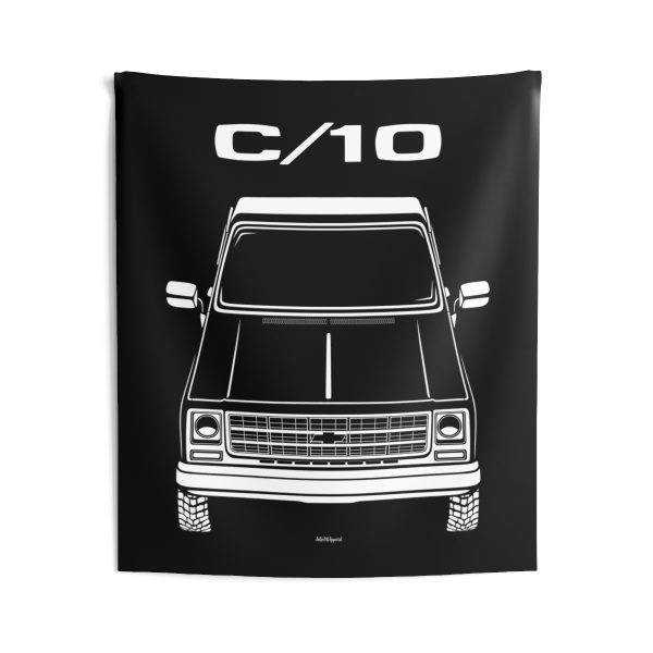 Chevrolet C10 1979 Tapestry 50 x 60 inch by Auto Art Apparel