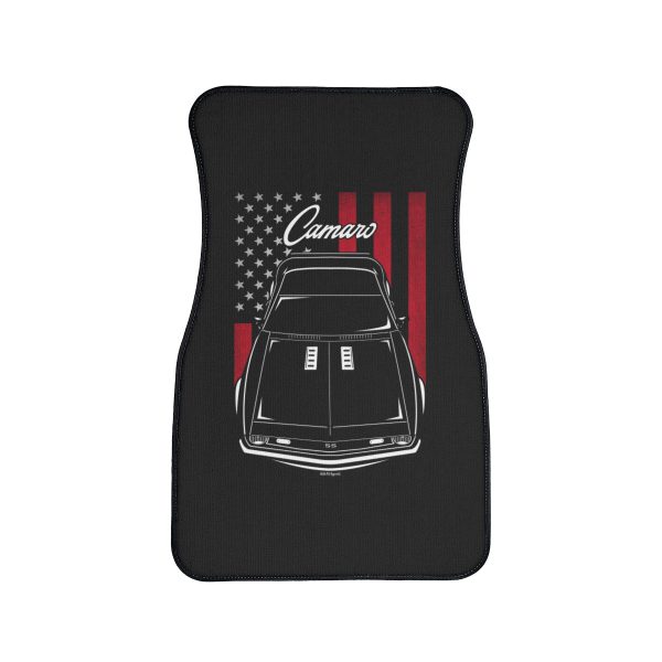 Chevrolet Camaro SS 1st gen 1968 Car Mat - US Flag Floor Mats Front Carpet Floor Mats by Auto Art Apparel