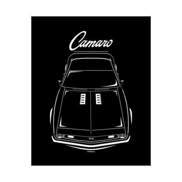 Chevrolet Camaro SS 1st gen 1968 Poster 16 x 20 inch by Auto Art Apparel