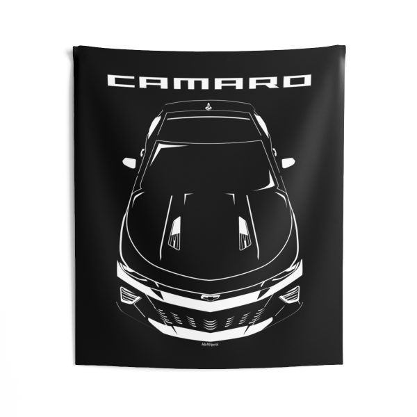 Chevrolet Camaro SS 6th gen 2016-2018 Tapestry 50 x 60 inch by Auto Art Apparel