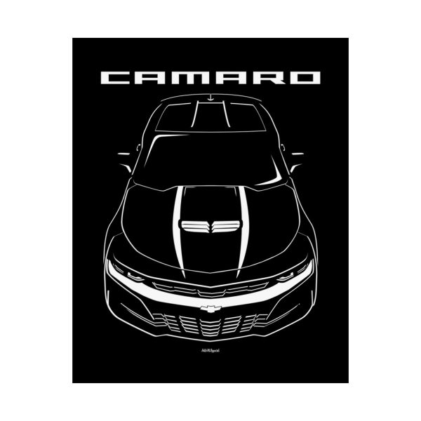 Chevrolet Camaro SS 6th gen 2019 Poster 16 x 20 inch by Auto Art Apparel